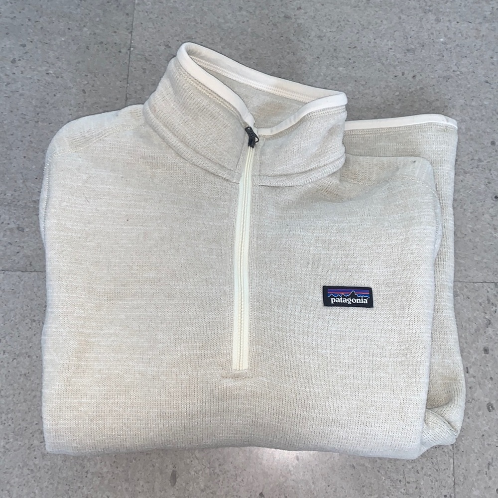 Womens Patagonia better sweater 1/4 zip